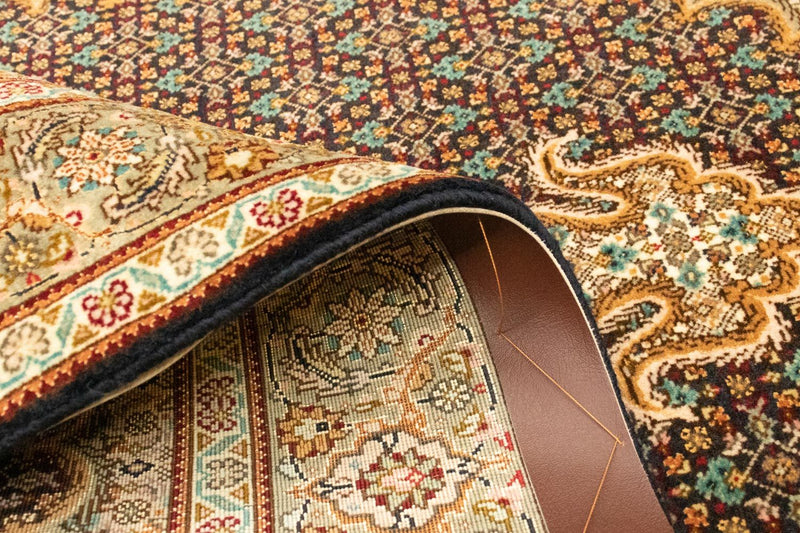 Persisk tæppe - Tabriz - Royal - 155 x 102 cm - mørkeblå