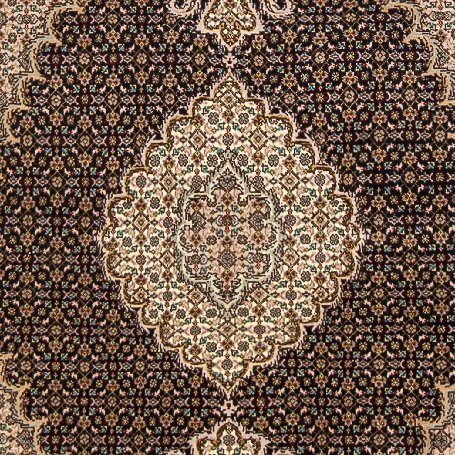 Persisk tæppe - Tabriz - Royal - 148 x 100 cm - mørkeblå