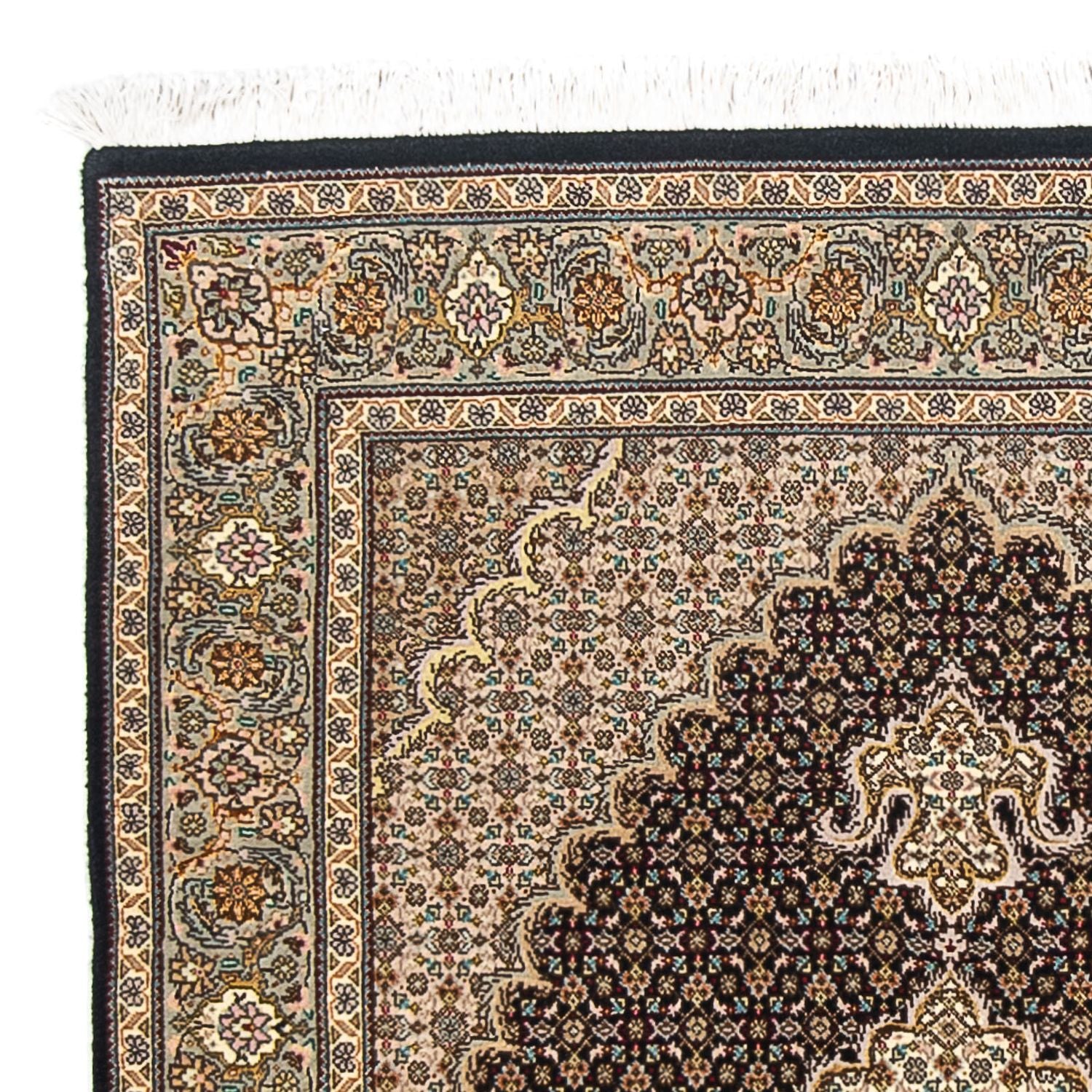 Persisk tæppe - Tabriz - Royal - 148 x 100 cm - mørkeblå