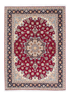 Persisk tæppe - Tabriz - Royal - 207 x 153 cm - mørkerød