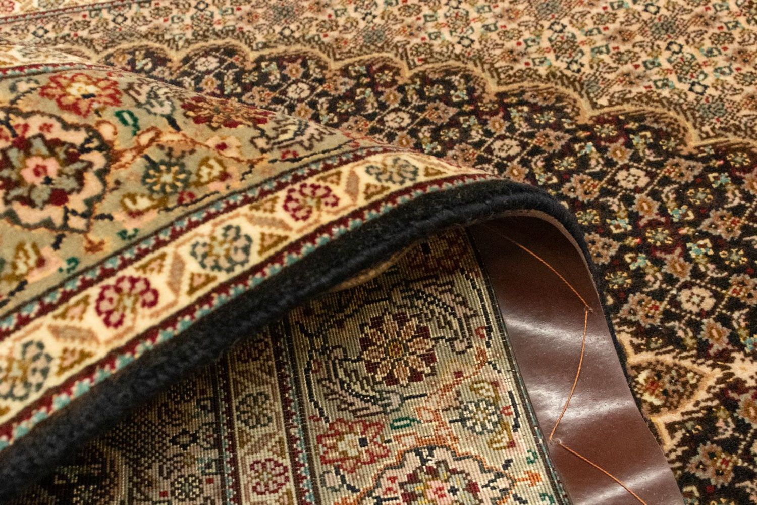 Persisk tæppe - Tabriz - Royal - 153 x 102 cm - mørkeblå