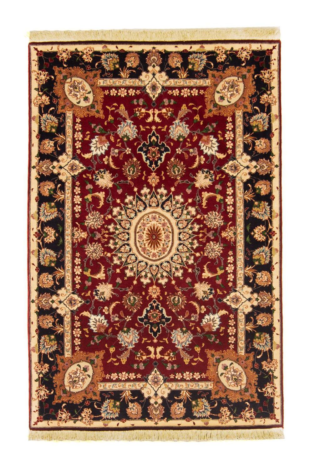 Persisk tæppe - Tabriz - Royal - 154 x 102 cm - rød