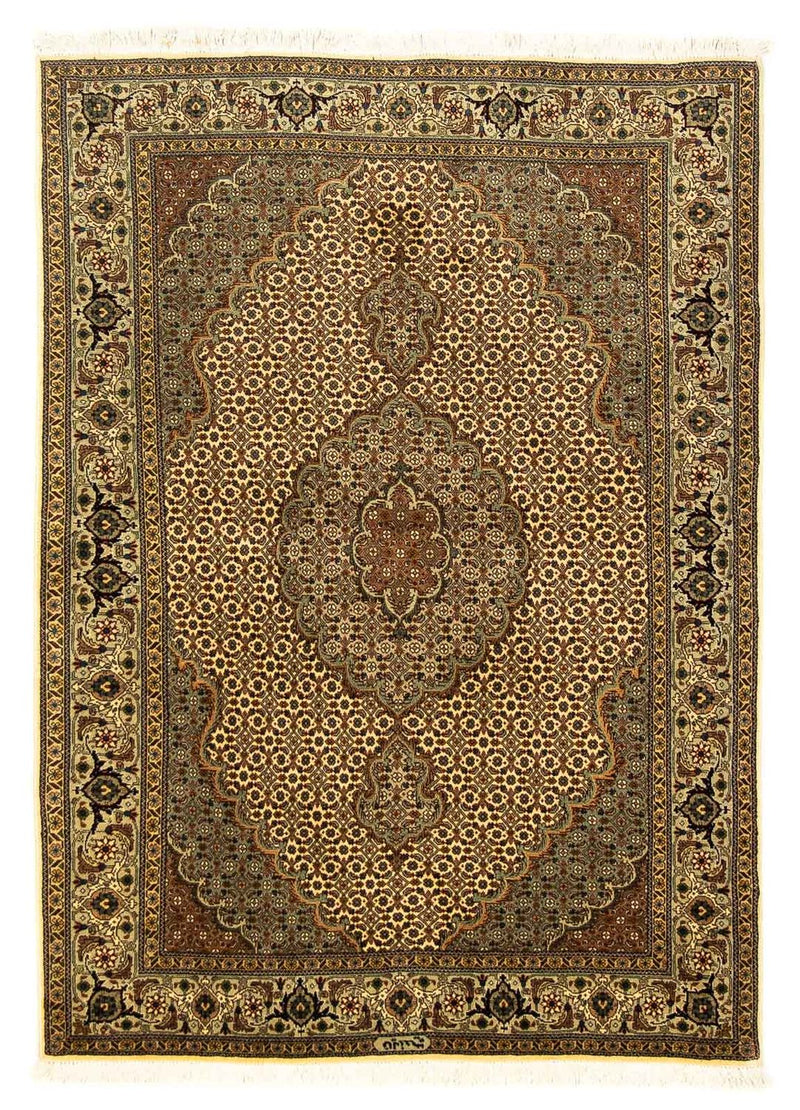 Persisk tæppe - Tabriz - Royal - 155 x 105 cm - beige