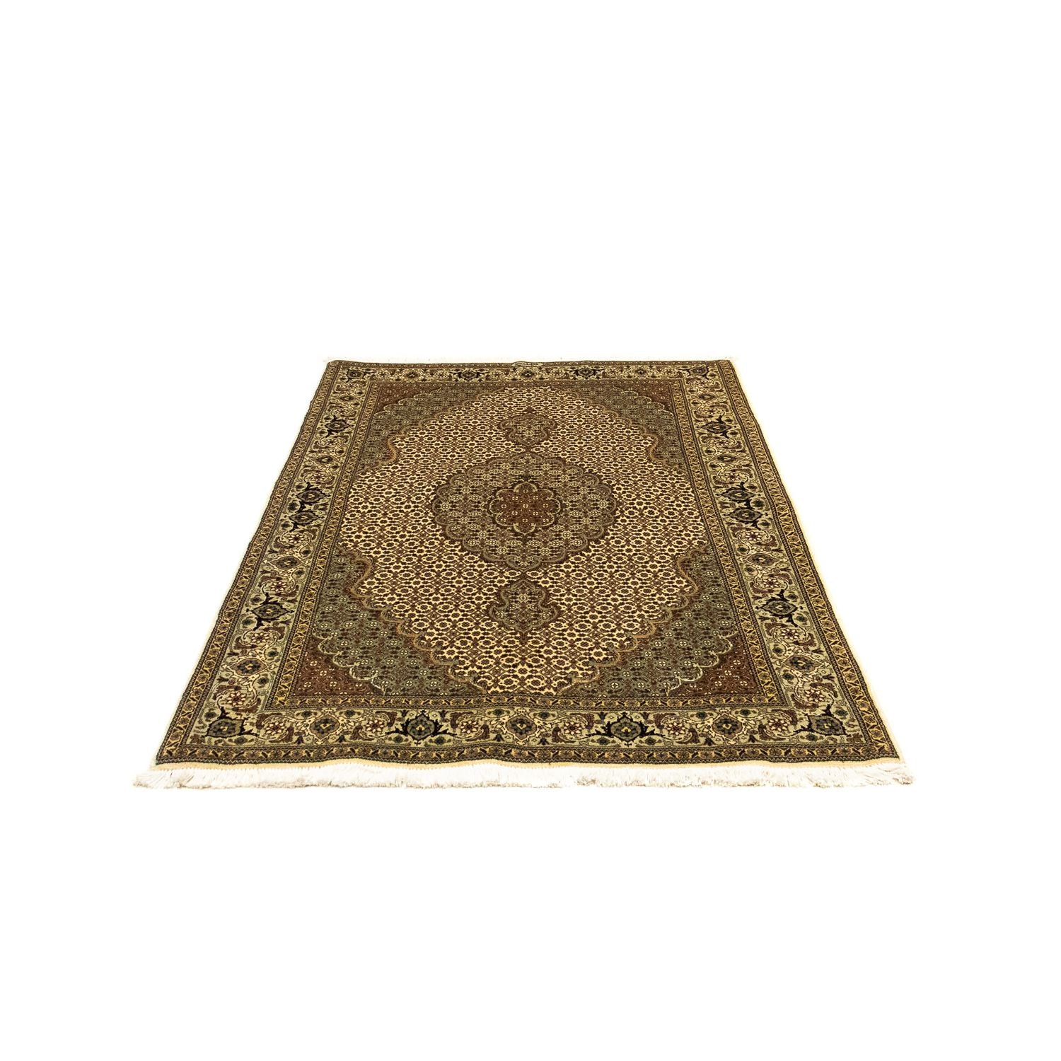 Persisk tæppe - Tabriz - Royal - 155 x 105 cm - beige