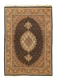 Persisk tæppe - Tabriz - 145 x 104 cm - sort