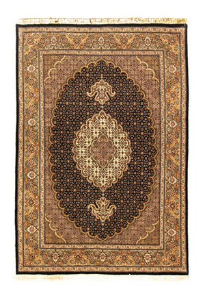 Persisk tæppe - Tabriz - 145 x 104 cm - sort