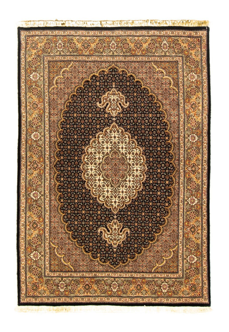 Persisk tæppe - Tabriz - 145 x 104 cm - sort