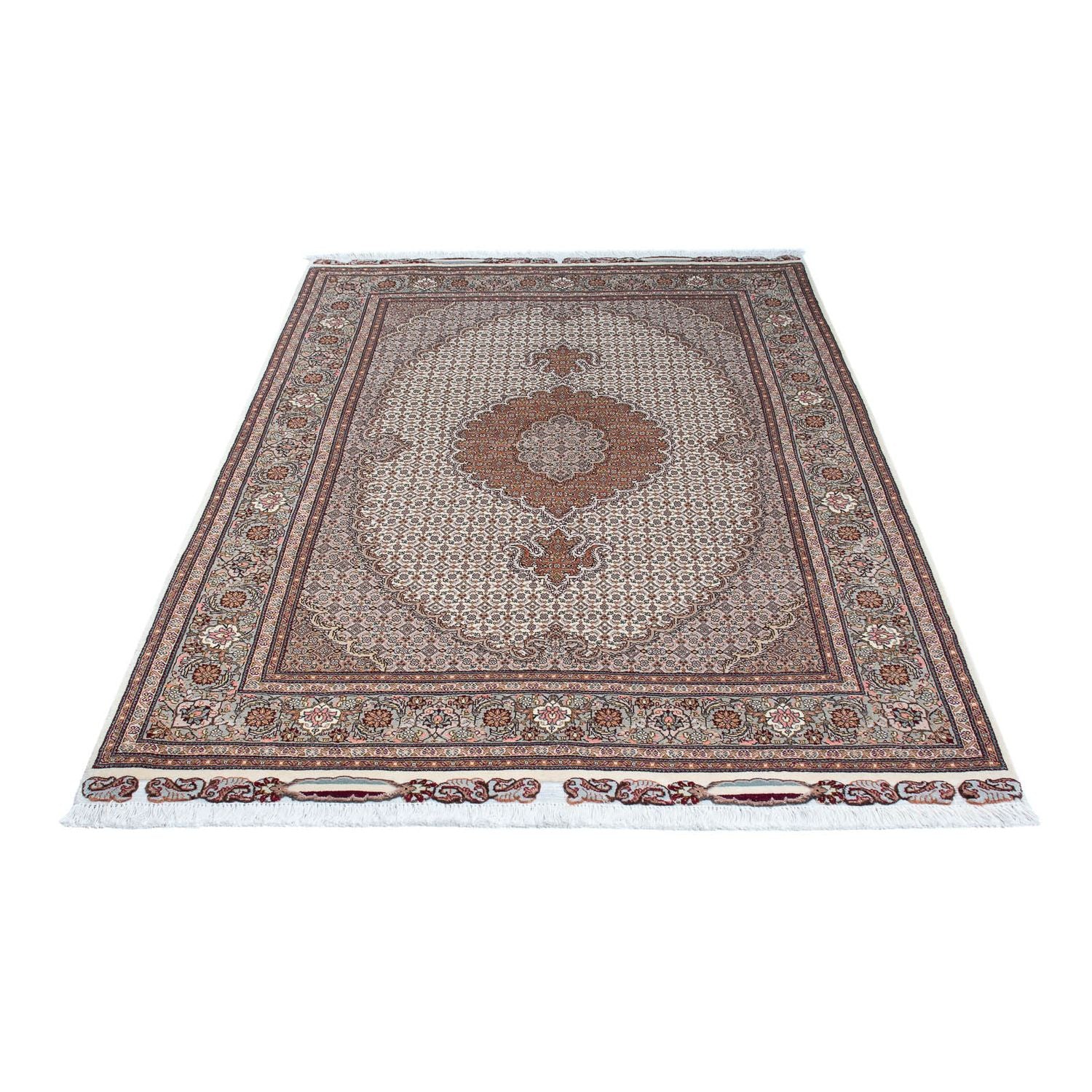 Persisk tæppe - Tabriz - 184 x 123 cm - beige
