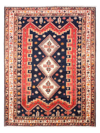 Persisk tæppe - Nomadisk - 207 x 158 cm - mørkeblå