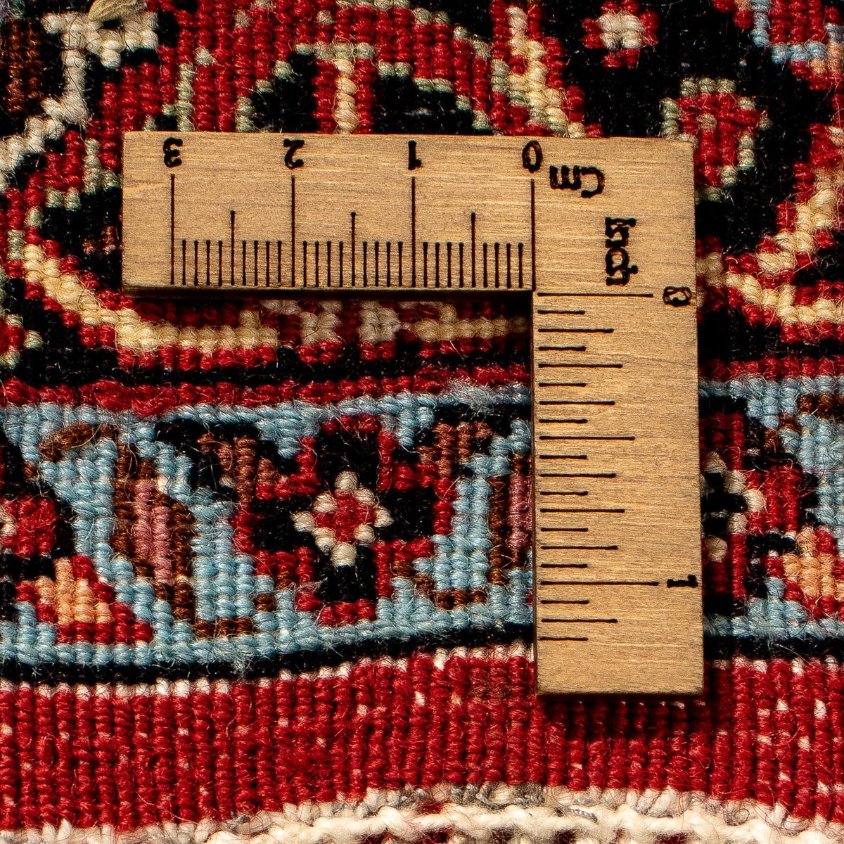 Løber Persisk tæppe - Bijar - 296 x 81 cm - mørkerød