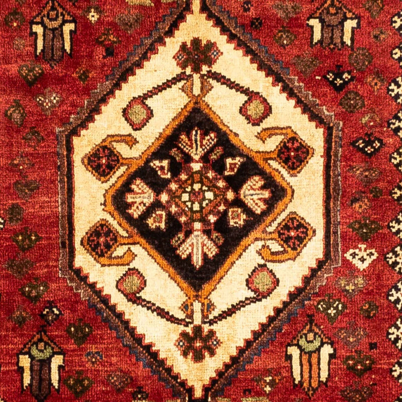 Persisk tæppe - Nomadisk - 276 x 172 cm - mørkerød