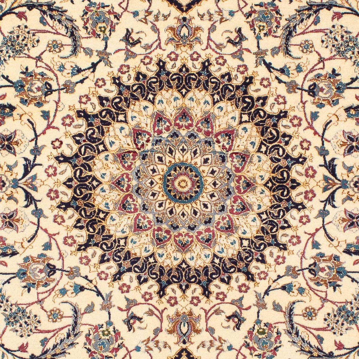 Persisk tæppe - Nain - Premium - 213 x 148 cm - beige