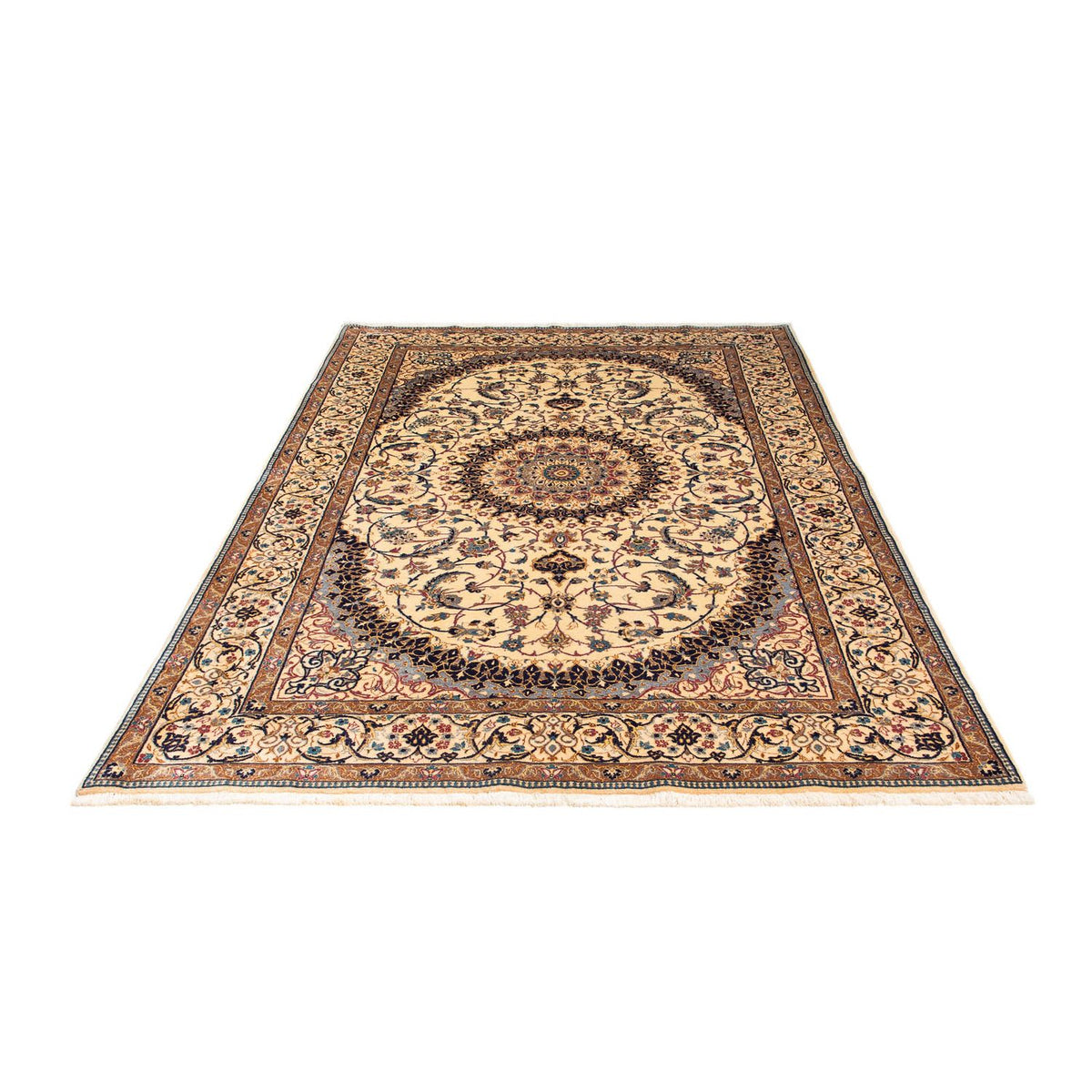 Persisk tæppe - Nain - Premium - 213 x 148 cm - beige
