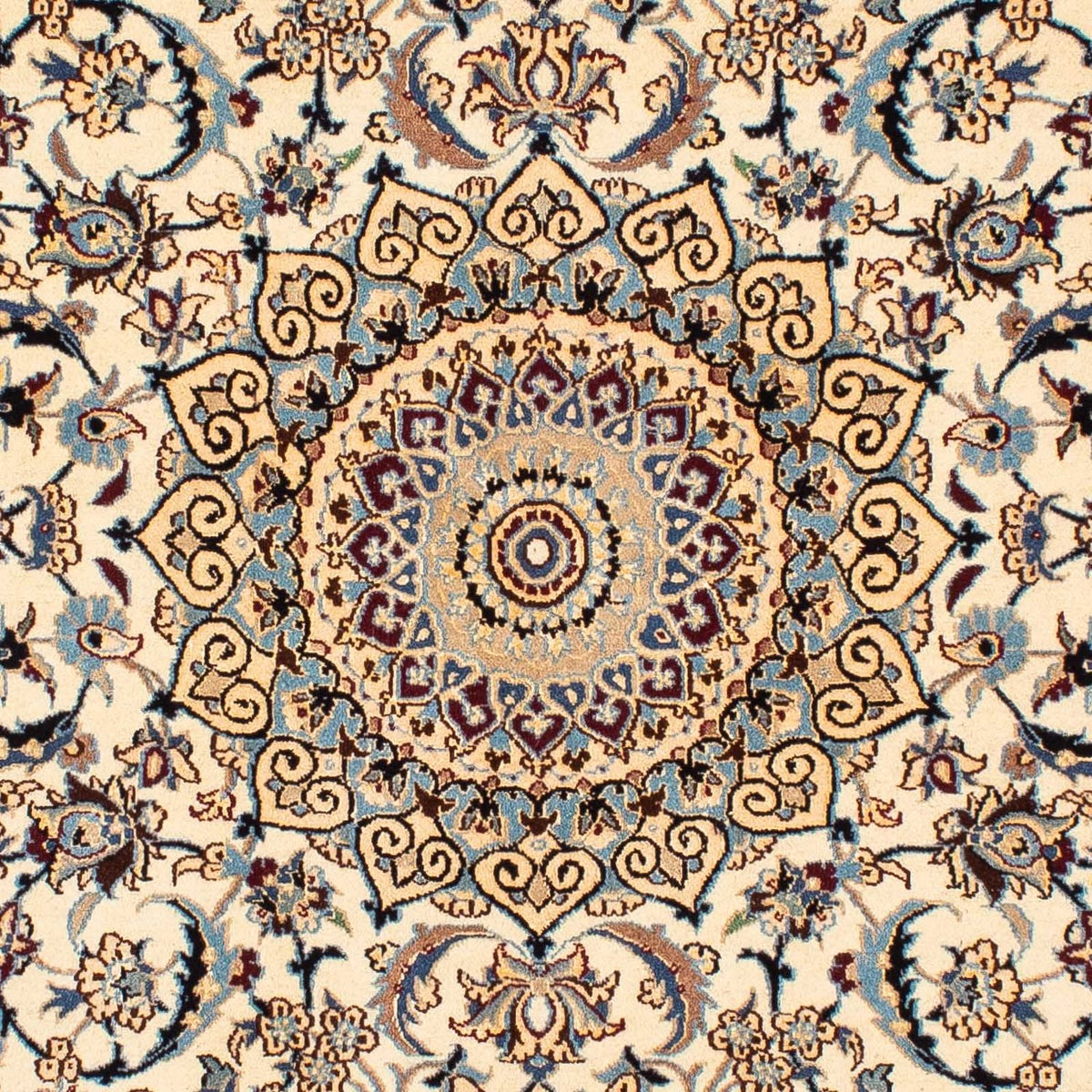 Persisk tæppe - Nain - Premium - 186 x 132 cm - beige