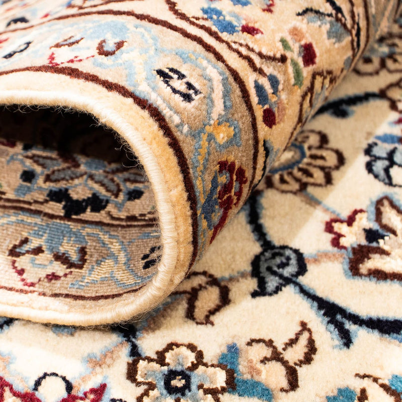Persisk tæppe - Nain - Premium - 186 x 132 cm - beige