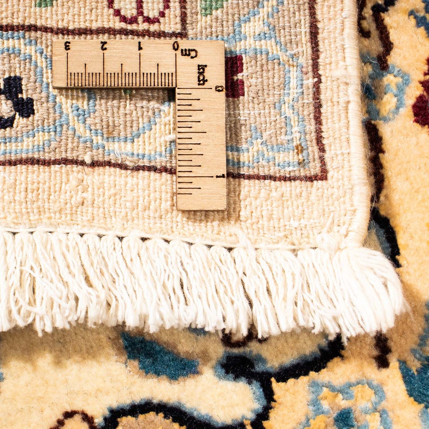 Persisk tæppe - Nain - Premium - 186 x 132 cm - beige