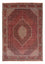 Persisk tæppe - Bijar - 233 x 169 cm - mørkerød