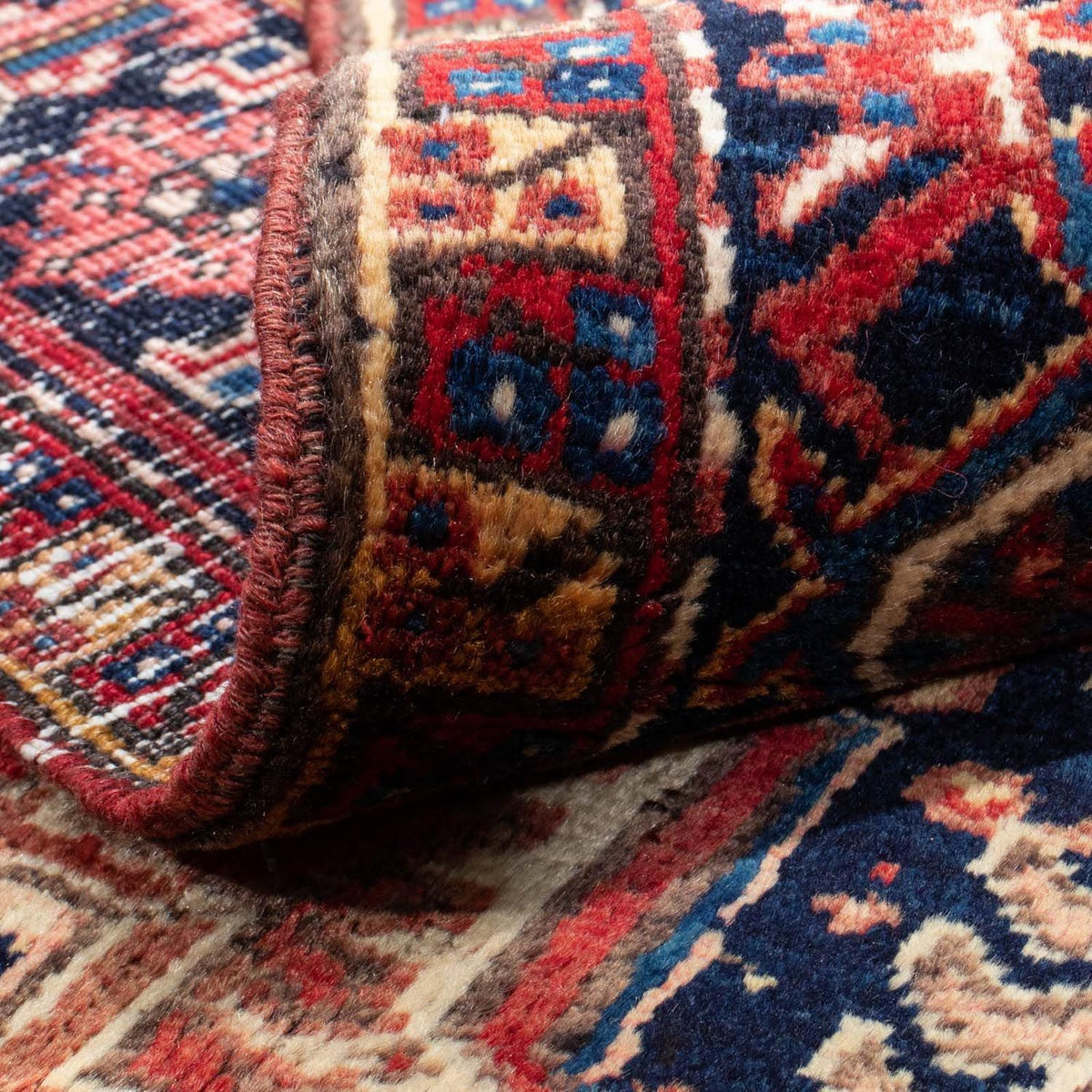 Persisk tæppe - Nomadisk - 256 x 206 cm - lysrød