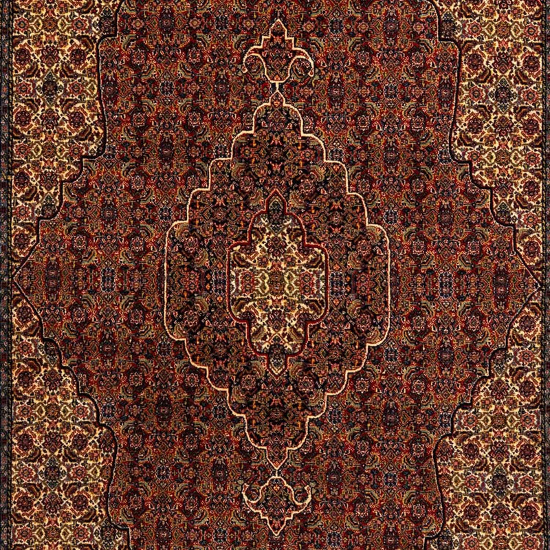 Persisk tæppe - Nomadisk - 288 x 198 cm - mørkerød