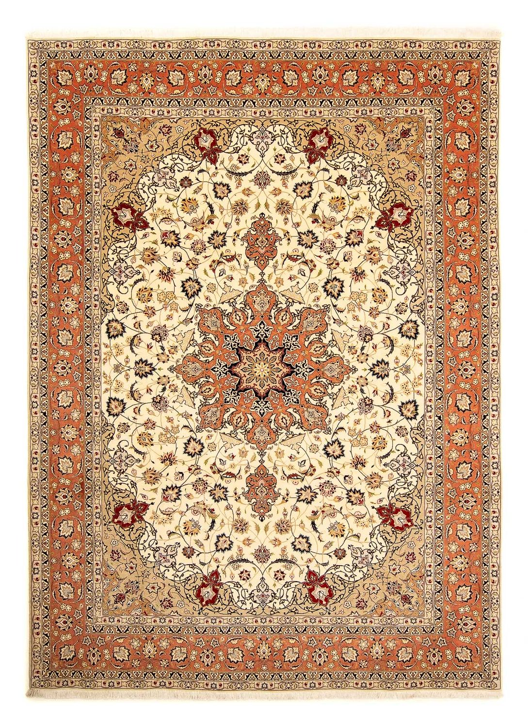 Persisk tæppe - Tabriz - Royal - 345 x 253 cm - beige