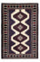 Turkaman-tæppe - 139 x 87 cm - flerfarvet
