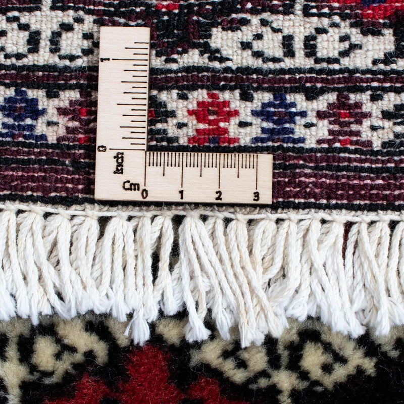 Turkaman-tæppe - 139 x 87 cm - flerfarvet