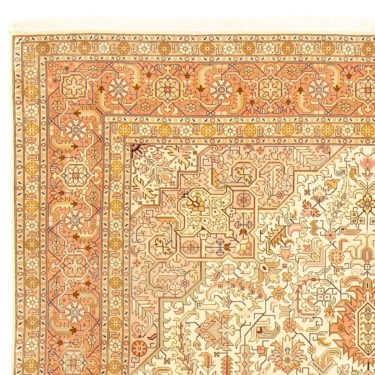 Persisk tæppe - Tabriz - Royal - 346 x 249 cm - beige