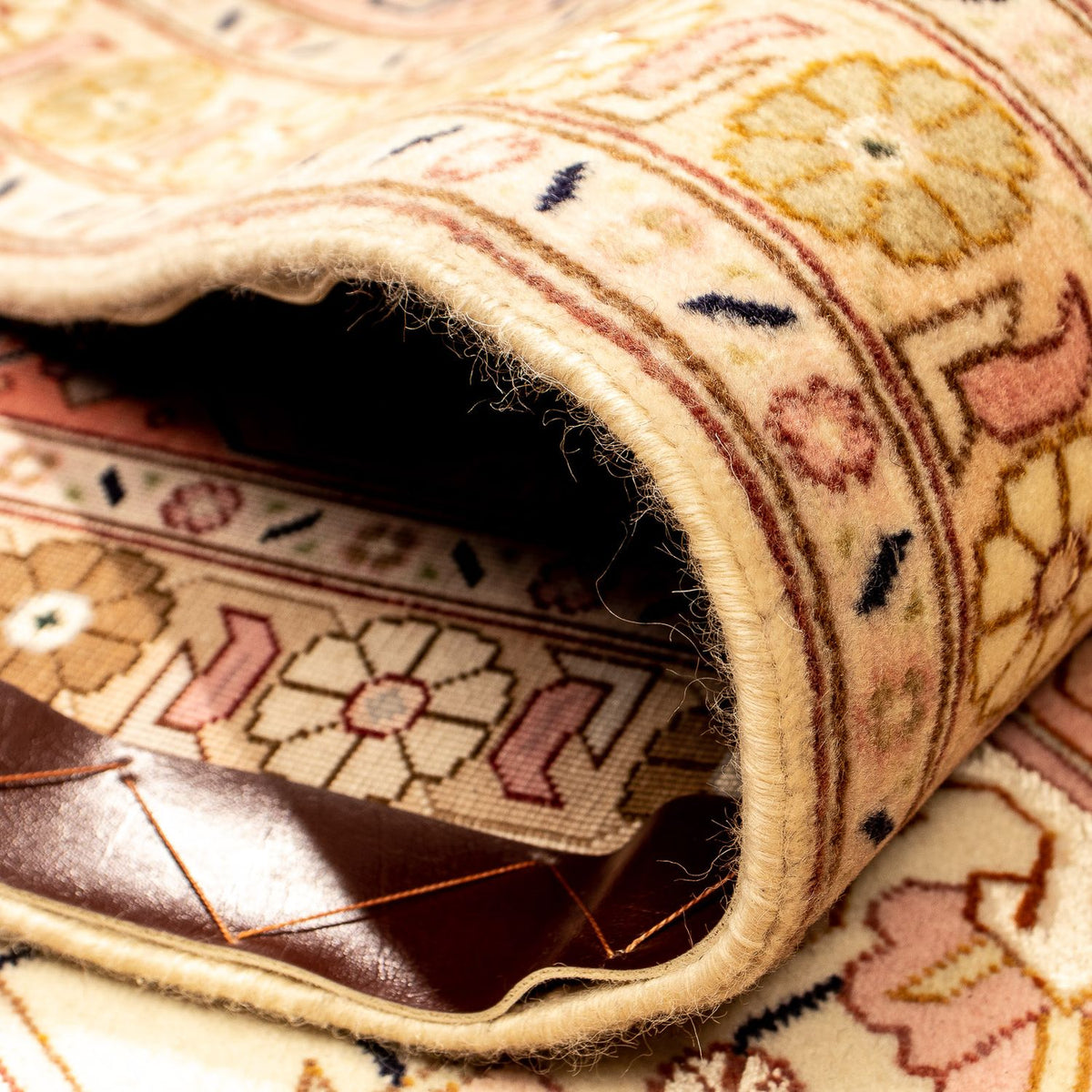 Persisk tæppe - Tabriz - Royal - 346 x 249 cm - beige