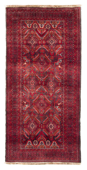 Løber Baluch-tæppe - 212 x 105 cm - rød