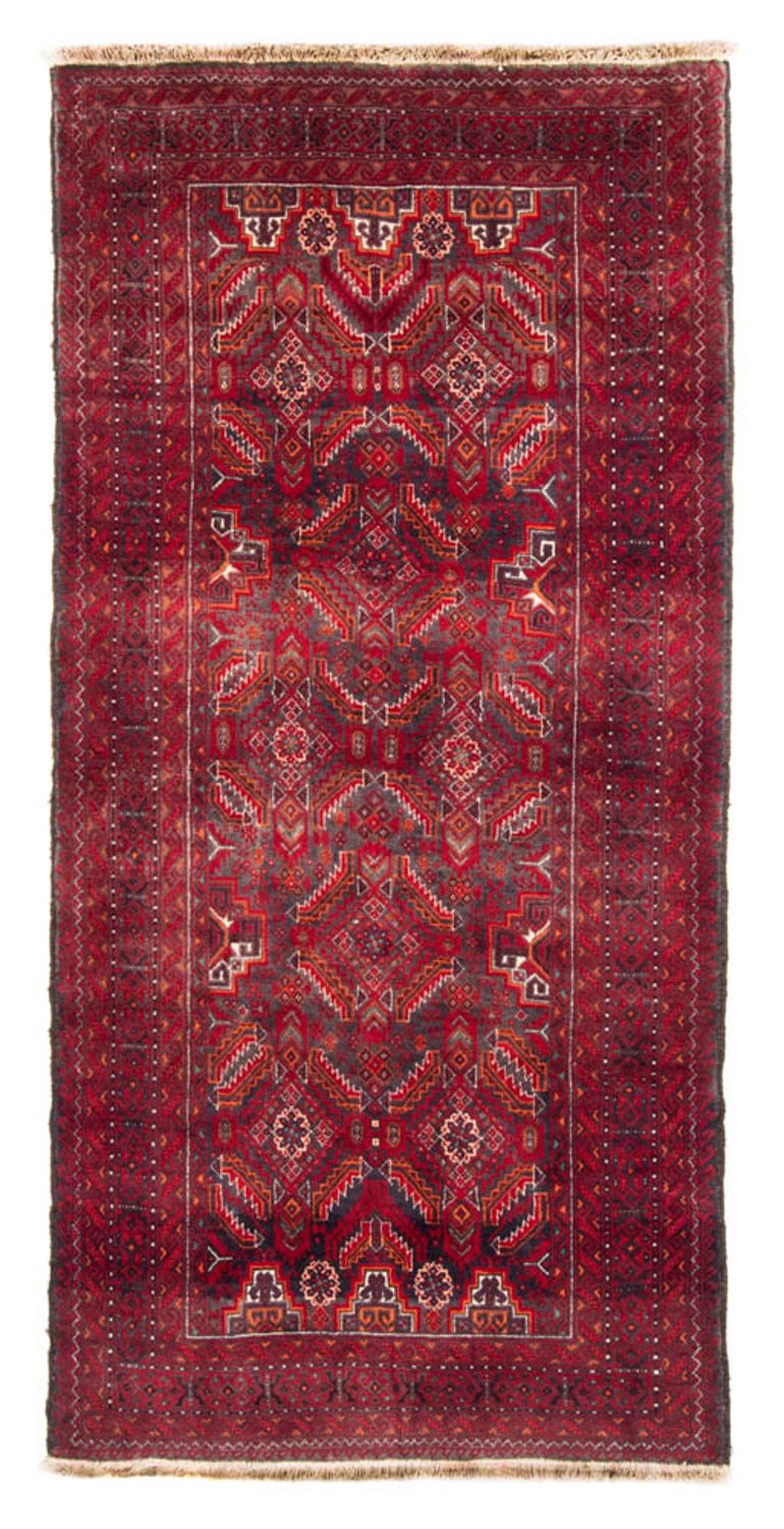 Løber Baluch-tæppe - 212 x 105 cm - rød