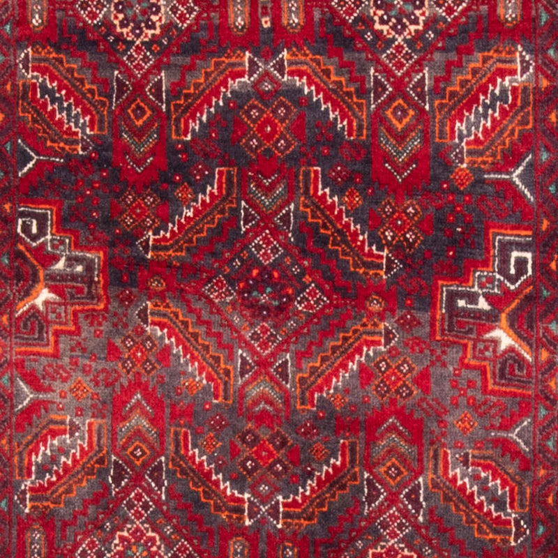 Løber Baluch-tæppe - 212 x 105 cm - rød
