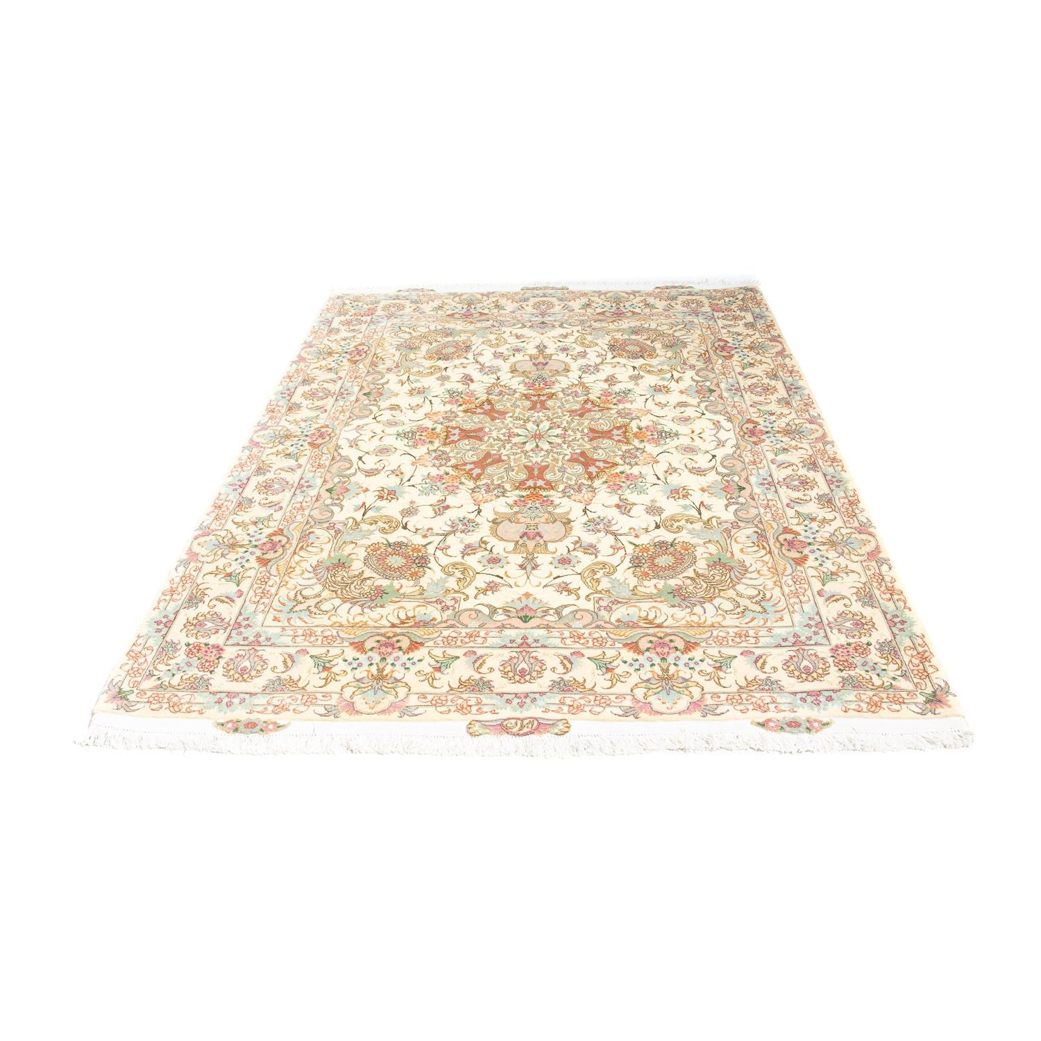 Persisk tæppe - Tabriz - Royal - 203 x 151 cm - beige