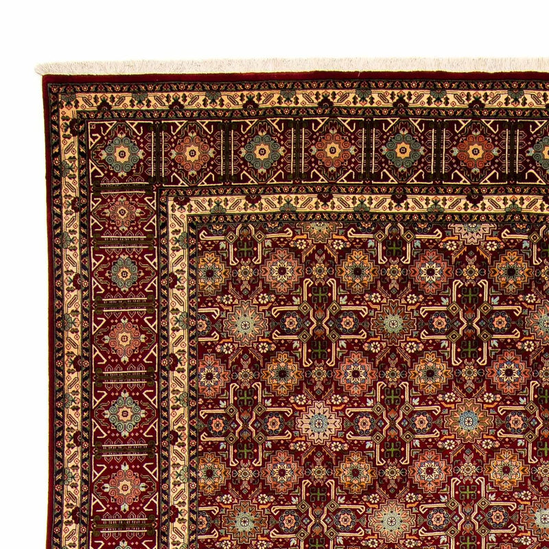 Persisk tæppe - Tabriz - Royal - 404 x 300 cm - mørkerød