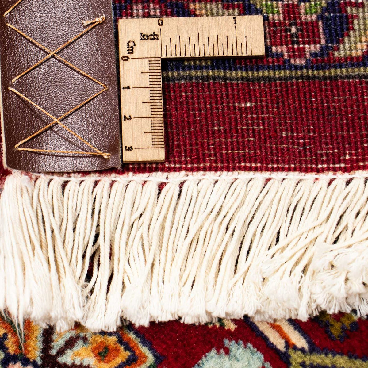 Persisk tæppe - Tabriz - Royal - 404 x 300 cm - mørkerød