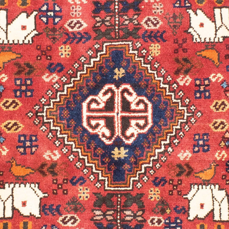 Persisk tæppe - Nomadisk - 140 x 97 cm - rød