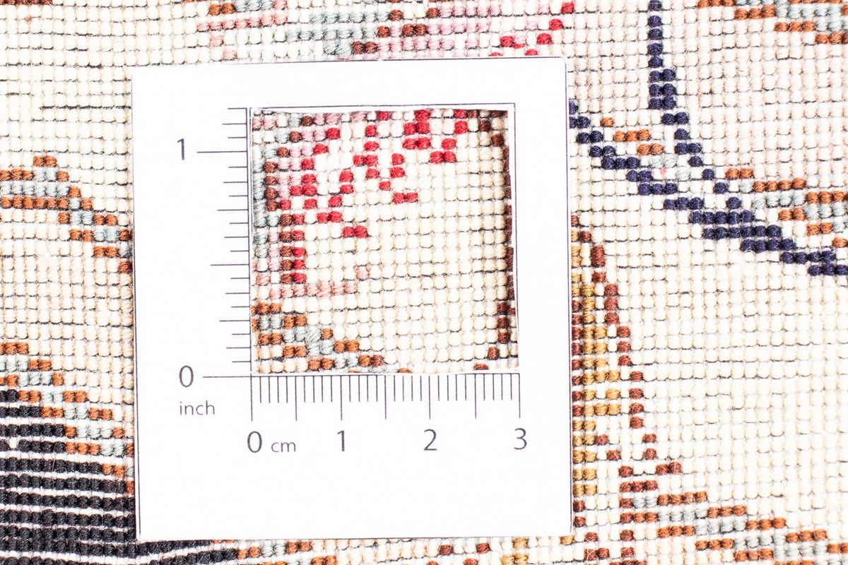 Persisk tæppe - Tabriz - Royal rundt  - 208 x 208 cm - mørkeblå