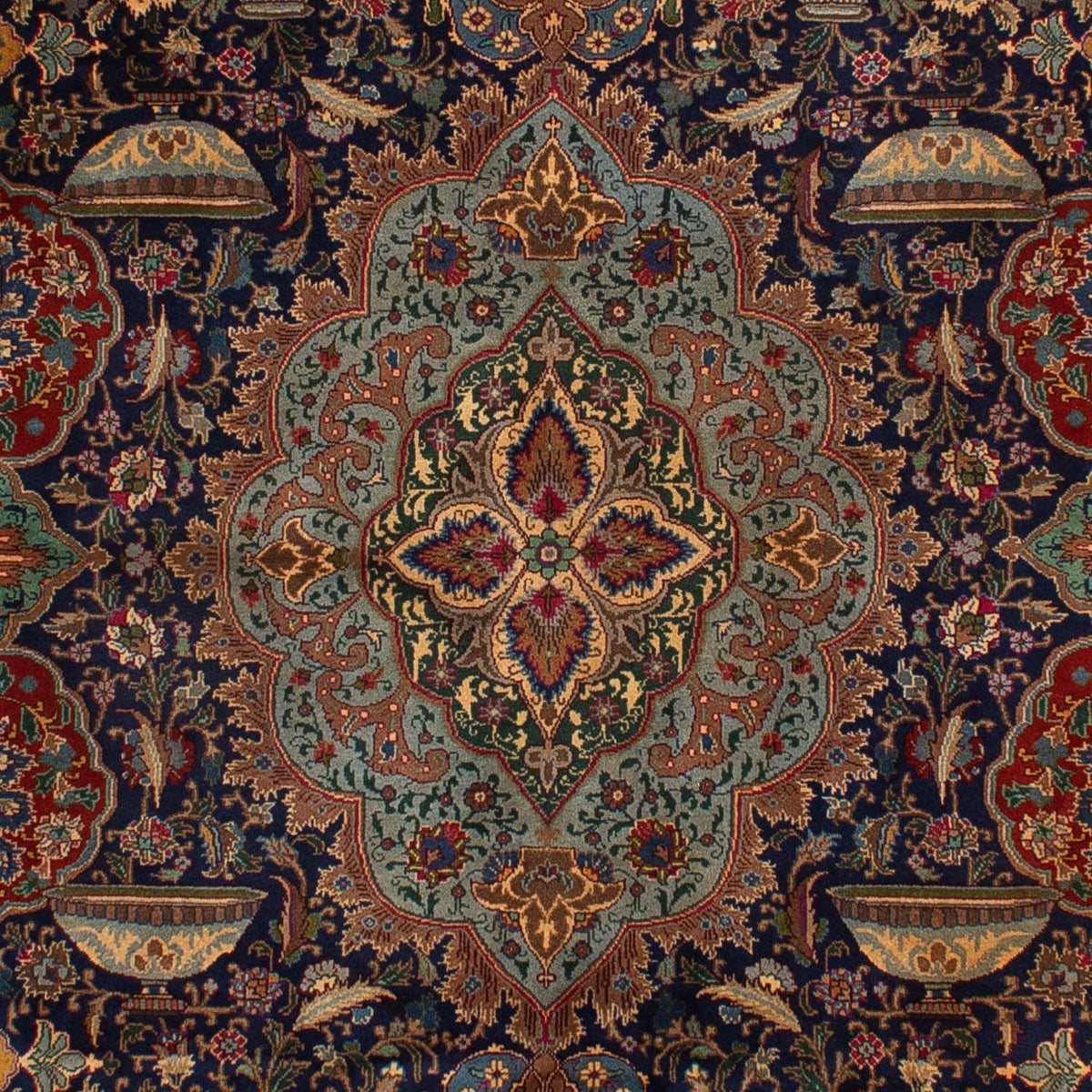 Persisk tæppe - Classic - 288 x 200 cm - mørkeblå