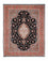 Persisk tæppe - Tabriz - Royal - 201 x 155 cm - mørkeblå