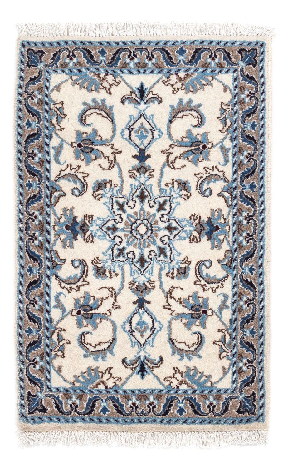 Persisk tæppe - Nain - 90 x 60 cm - beige