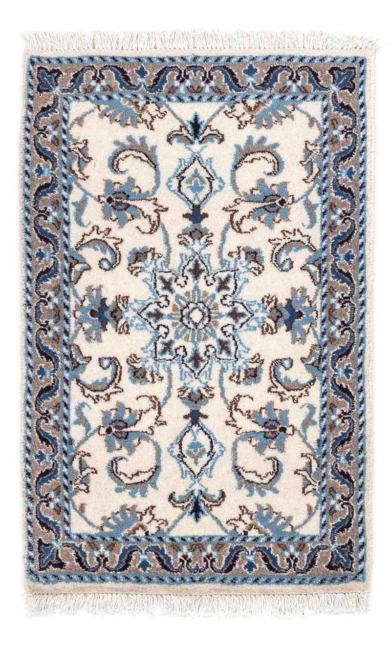 Persisk tæppe - Nain - 90 x 60 cm - beige