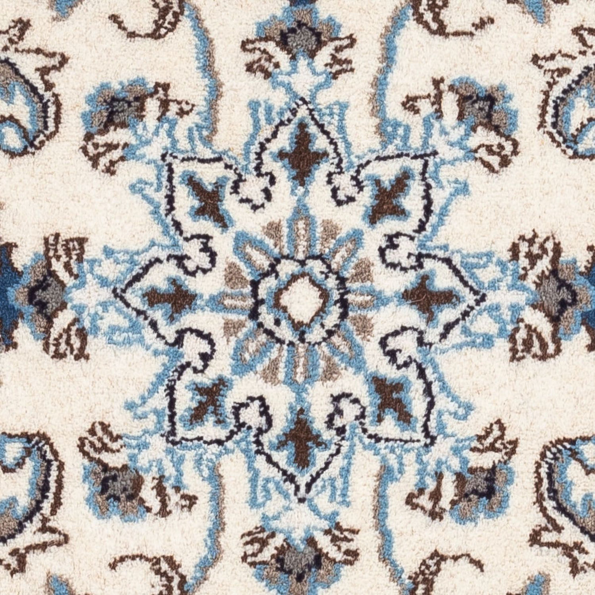 Persisk tæppe - Nain - 90 x 60 cm - beige