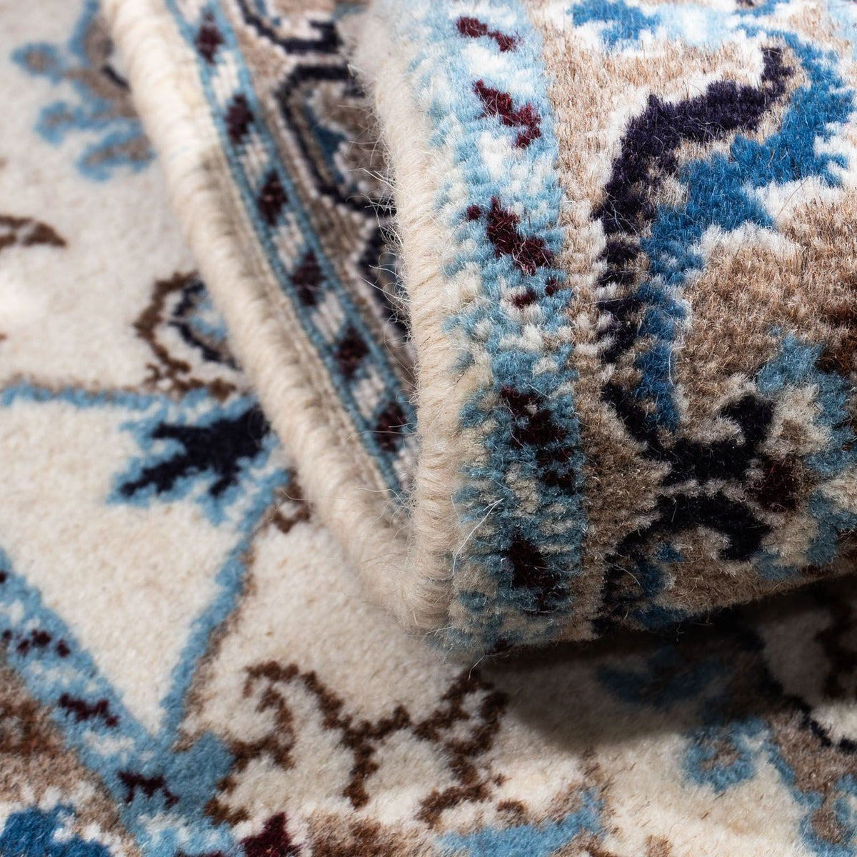 Persisk tæppe - Nain - 90 x 60 cm - beige