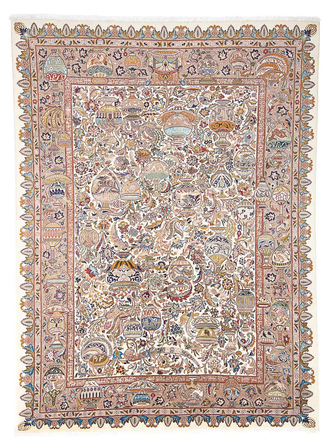 Persisk tæppe - Classic - 396 x 298 cm - beige