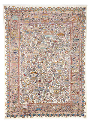 Persisk tæppe - Classic - 396 x 298 cm - beige
