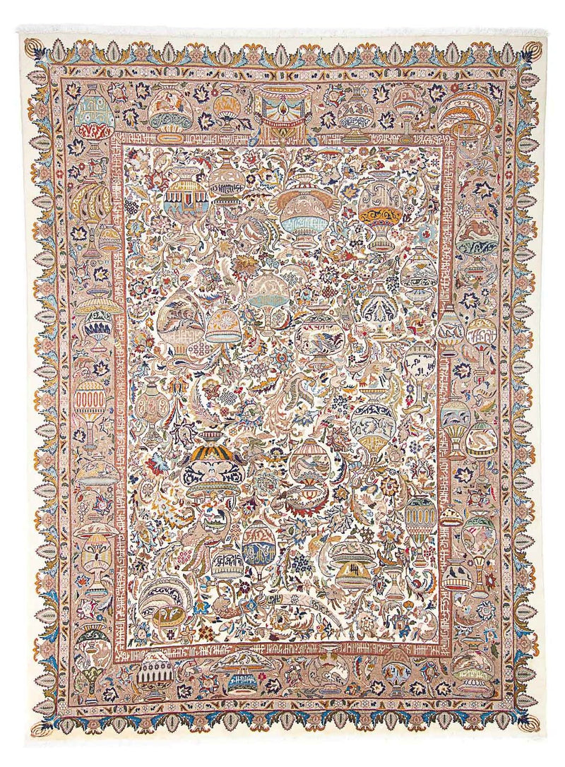 Persisk tæppe - Classic - 396 x 298 cm - beige