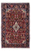 Persisk tæppe - Nomadisk - 130 x 83 cm - mørkerød
