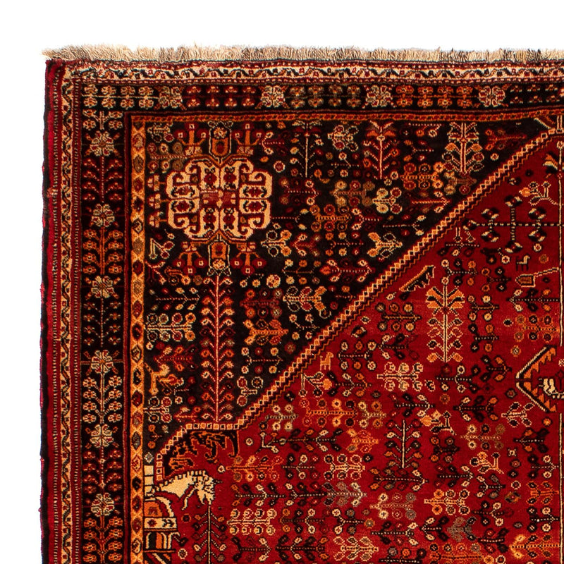 Persisk tæppe - Nomadisk - 288 x 203 cm - mørkerød
