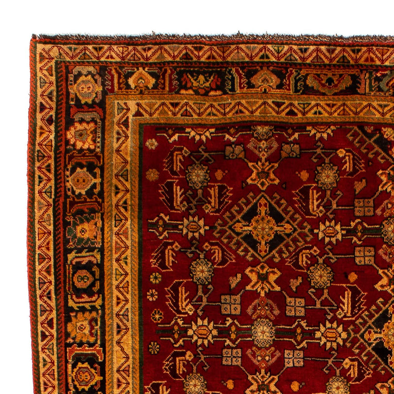 Persisk tæppe - Nomadisk - 296 x 190 cm - mørkerød