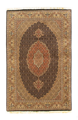 Persisk tæppe - Tabriz - 157 x 103 cm - sort