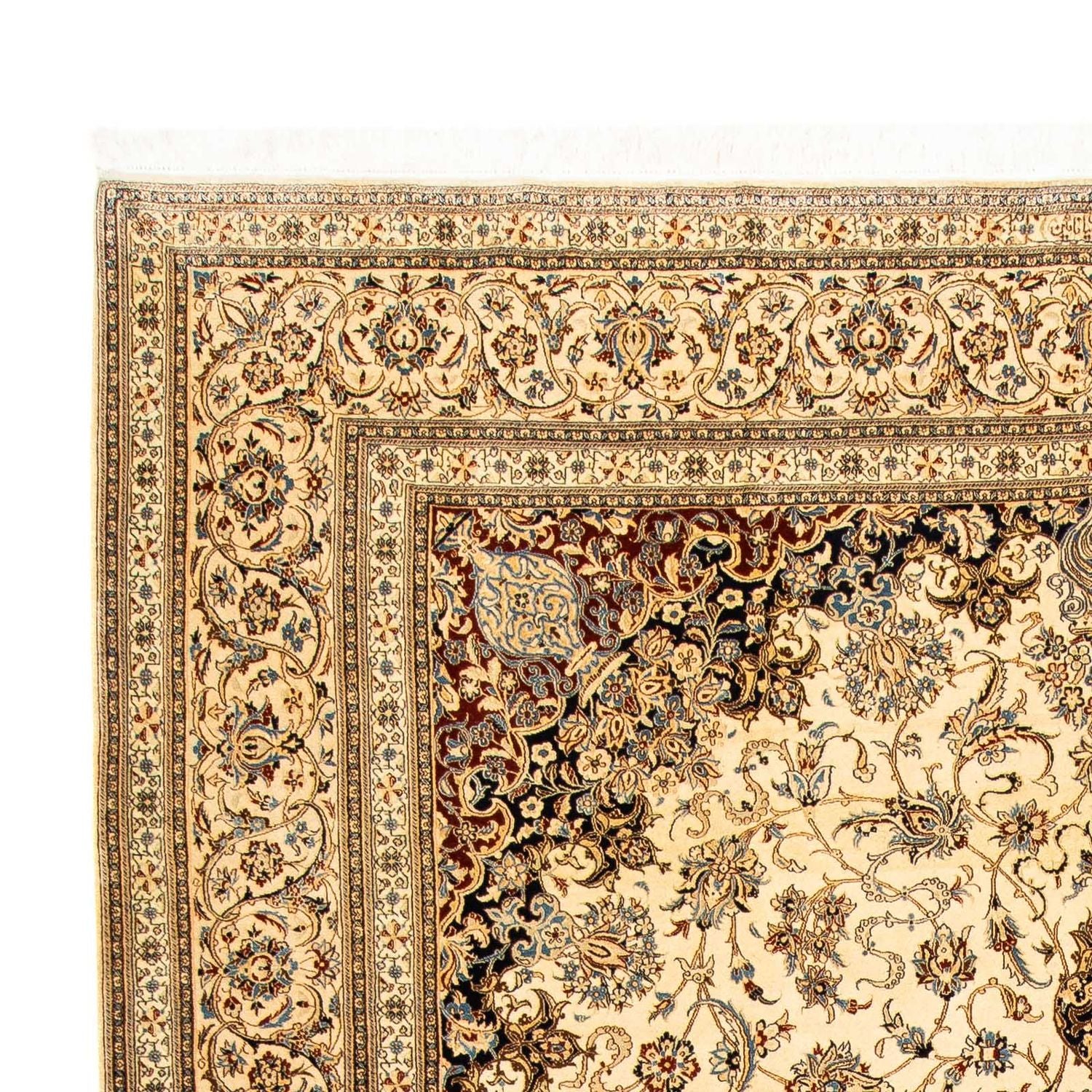 Persisk tæppe - Nain - Premium - 310 x 206 cm - beige